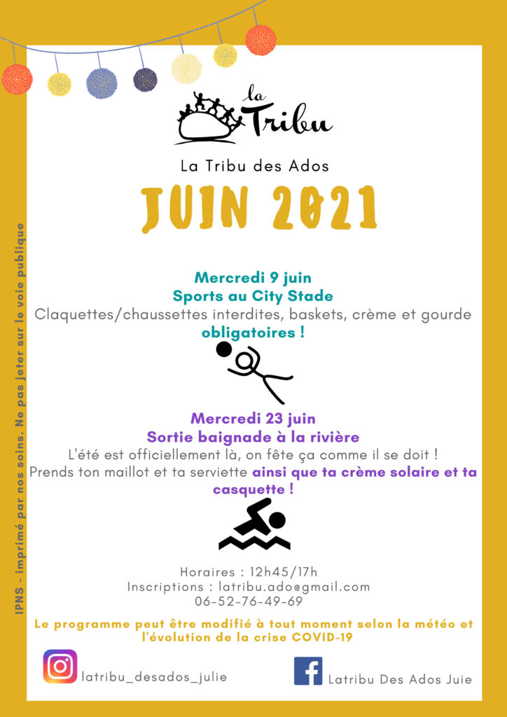 mercredis juin 2021 ados