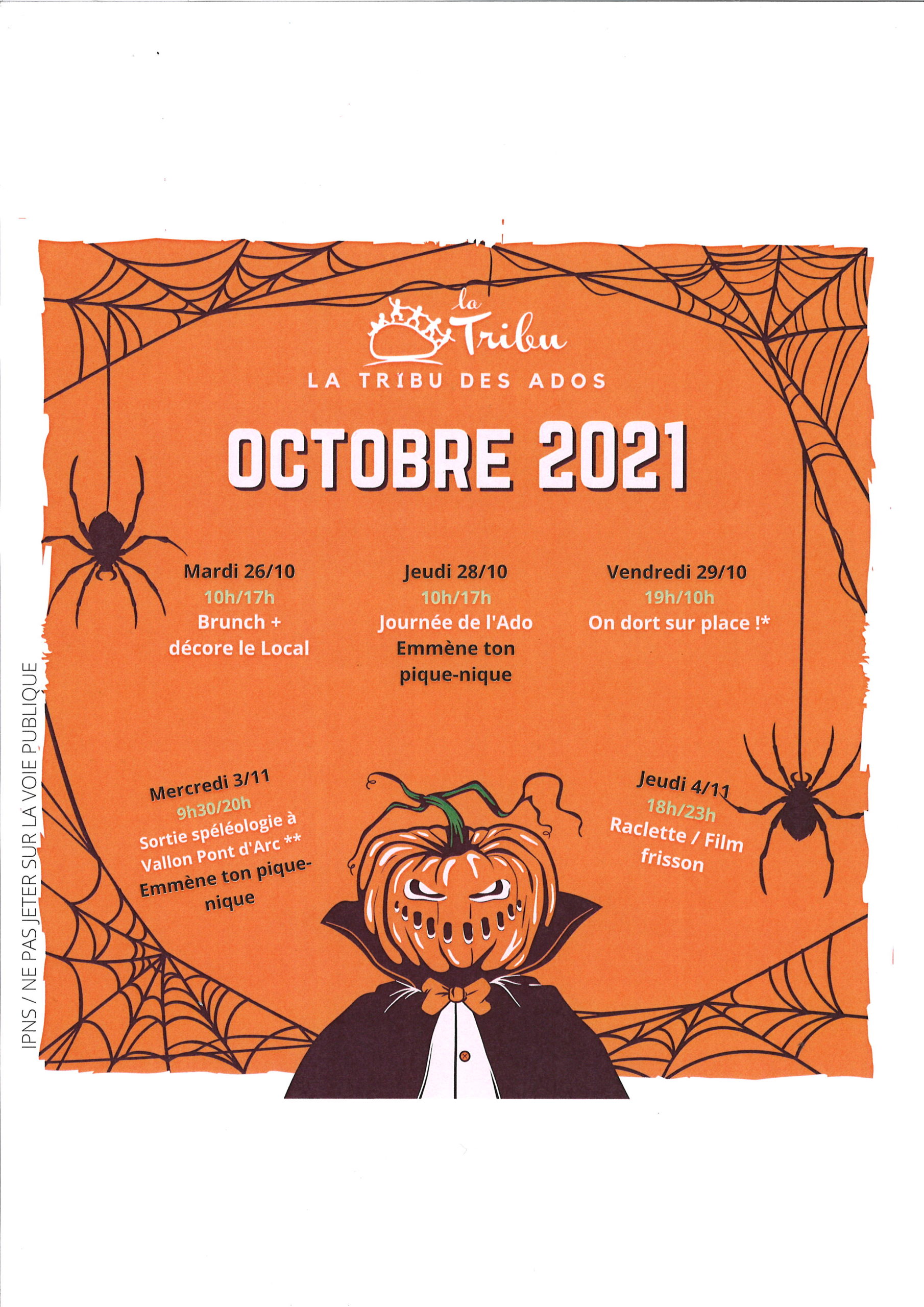 PROGRAMME ADOS VAC AUTOMNE