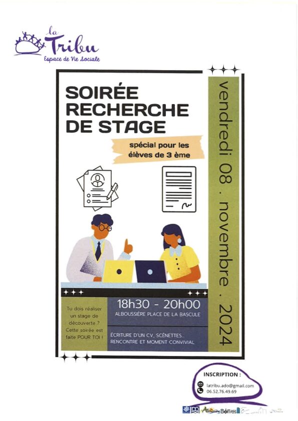 Soirée recherche de stage