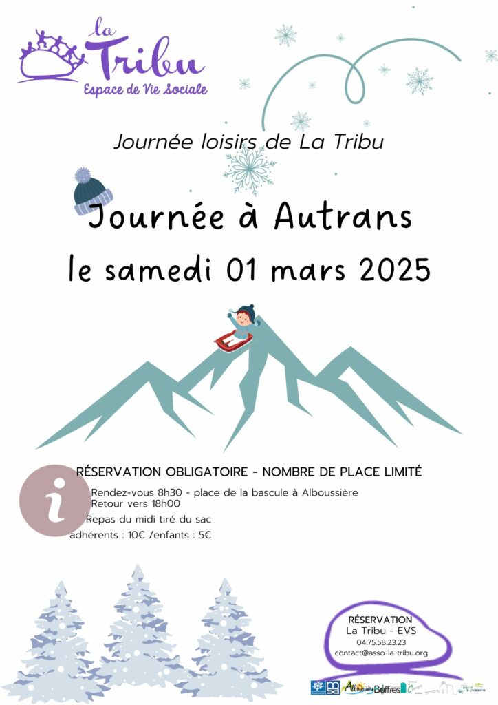 Journée à Autrans le samedi 01 mars 2025