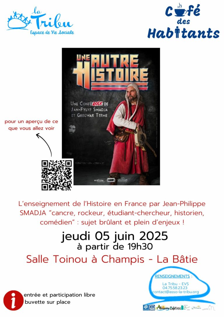 Le café des habitants le jeudi 05 juin à 19h30