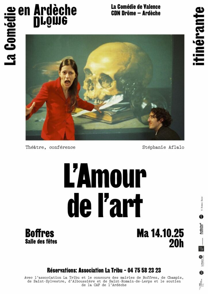 "L'AMOUR DE L'ART" Théâtre Mardi 14 oct 20h