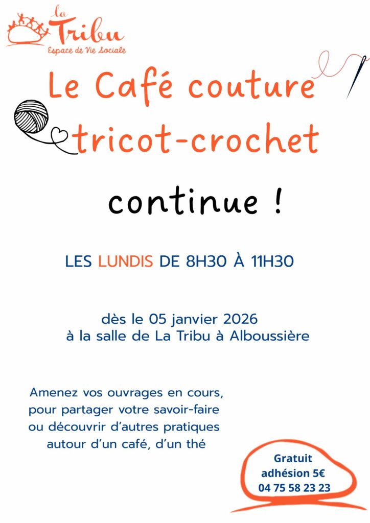 LE CAFE TRICOT CROCHET CONTINUE