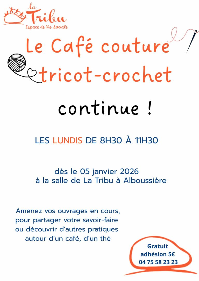 LE CAFE TRICOT CROCHET CONTINUE
