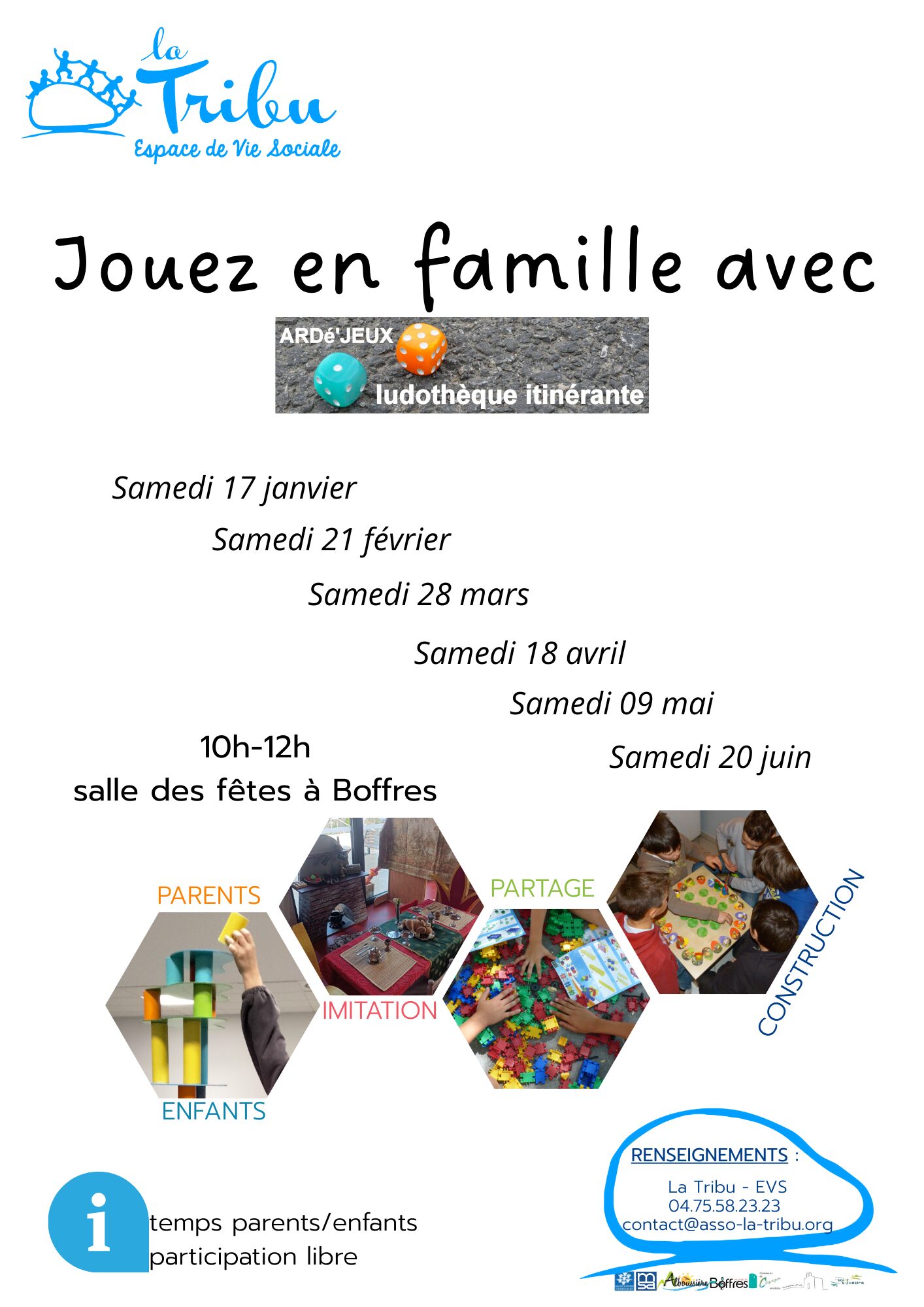 Jouez en famille à Boffres