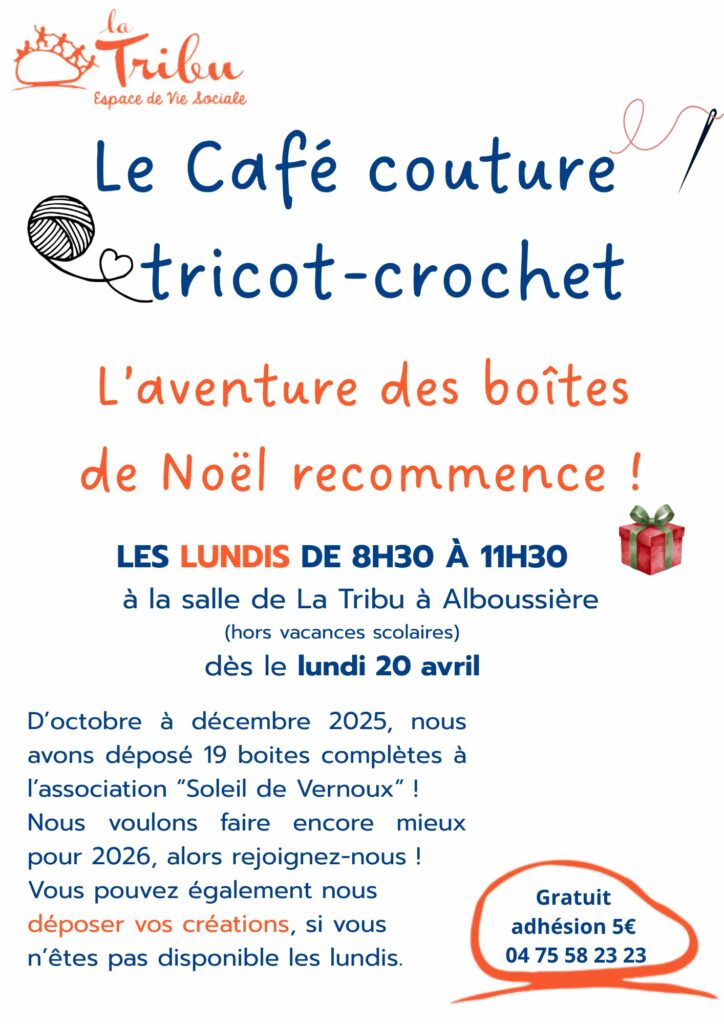 TRICOTONS pour les boites de Noël !
