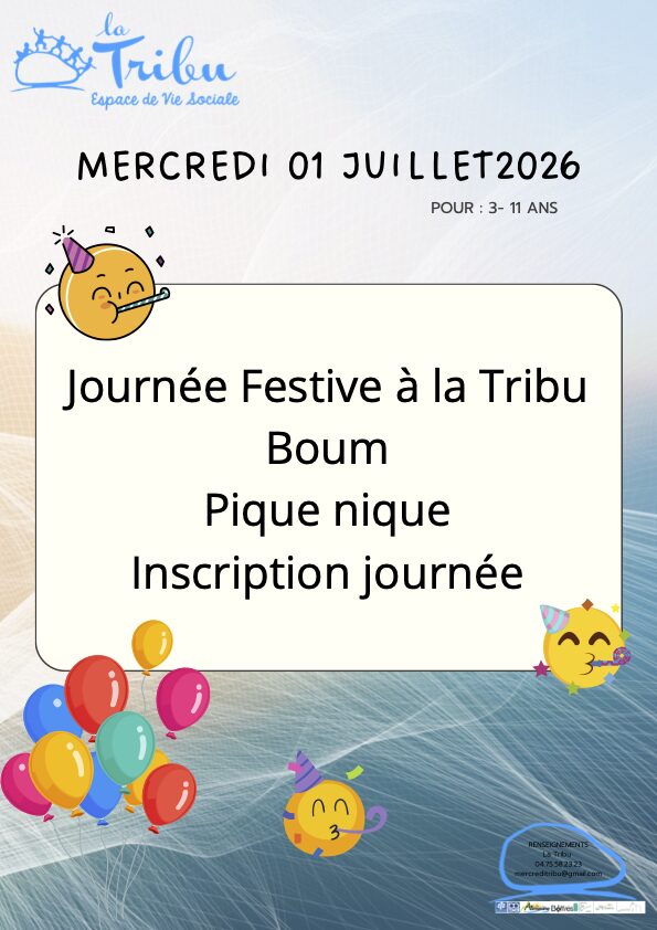 Le mercredi de juillet 2026 3/11 ans