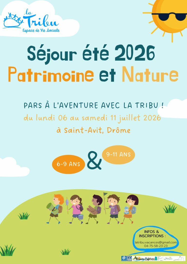 Séjour ST AVIT 6/9ans et 9/11 ans