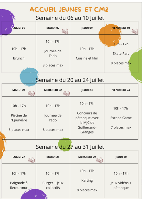 jOURNEES CM2 ADOS