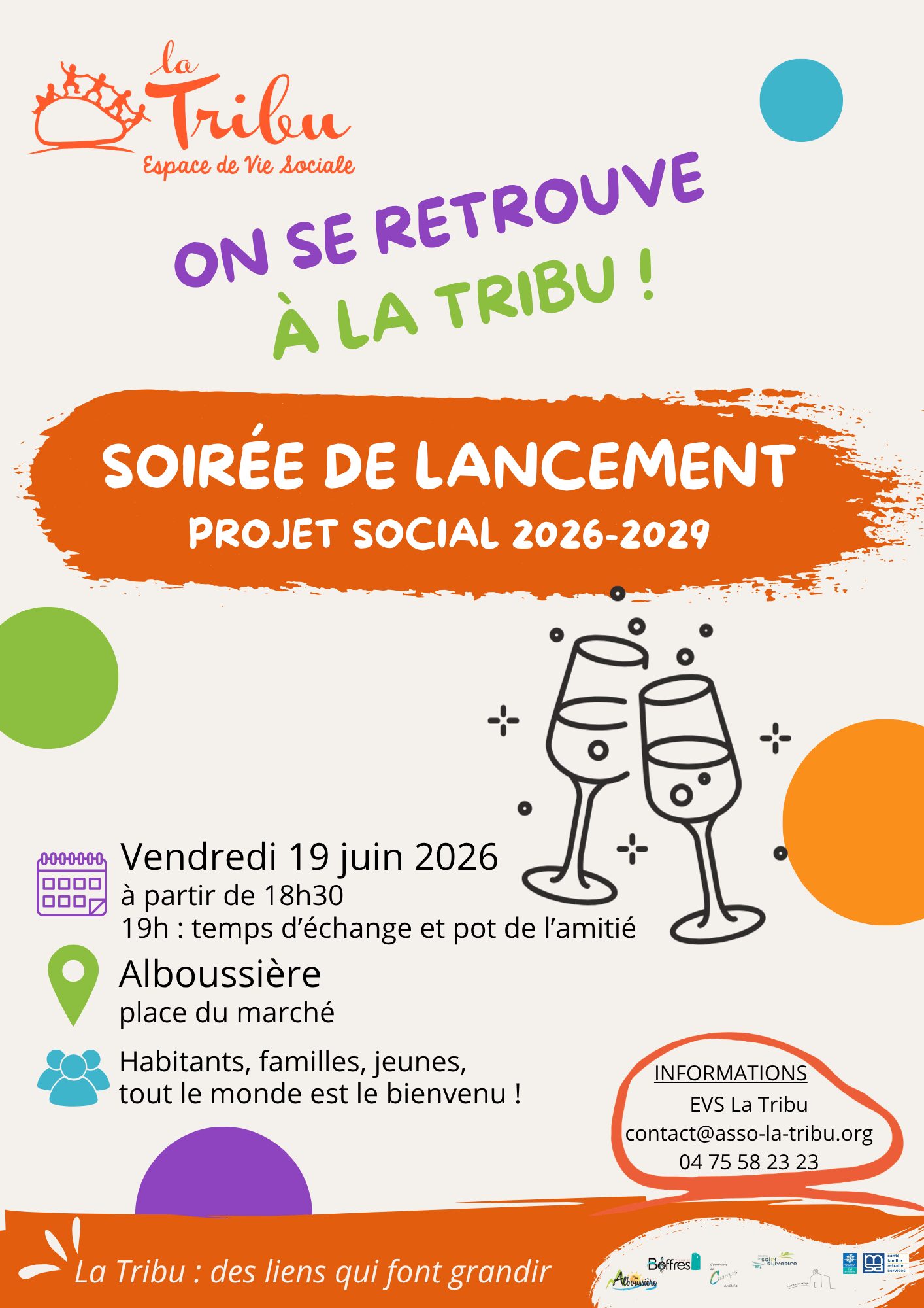 soirée lancement PROJ SOCIAL