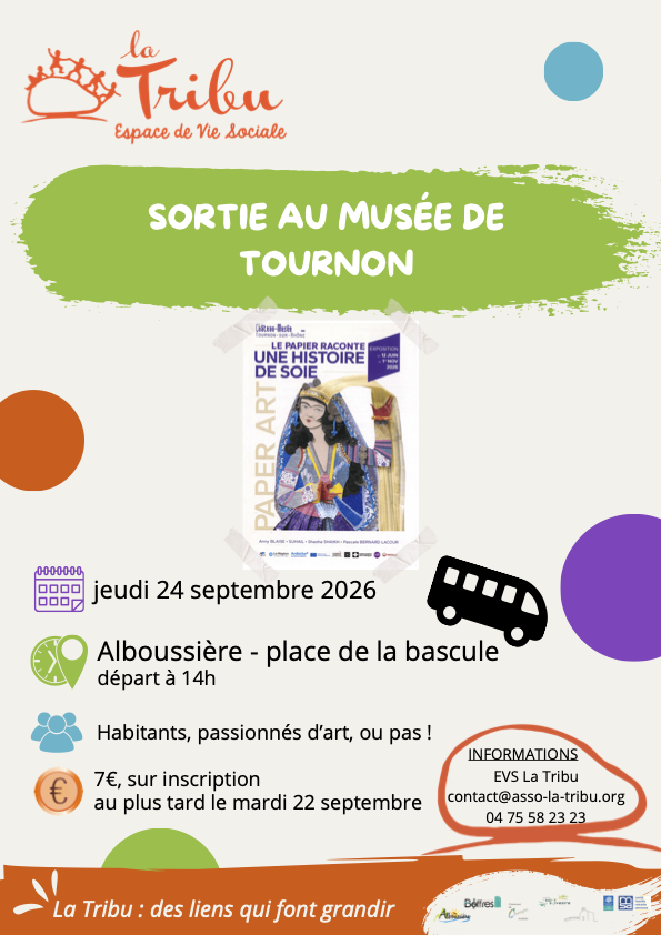 MUSEE TOURNON le jeudi 24 septembre