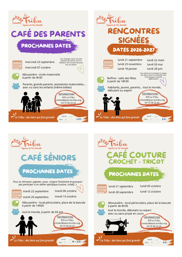 Nos cafés réguliers